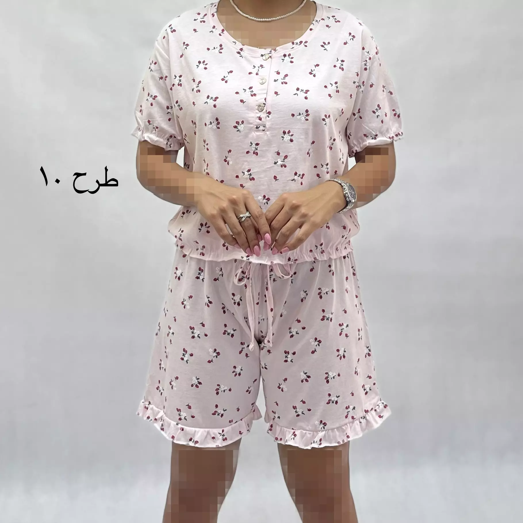 ست کراپ و شورتک چین 0081235718